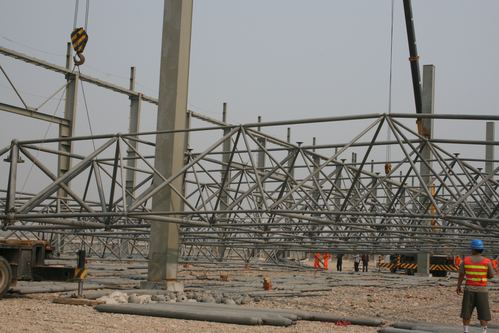 网架工程网架钢结构施工前的筹备工作